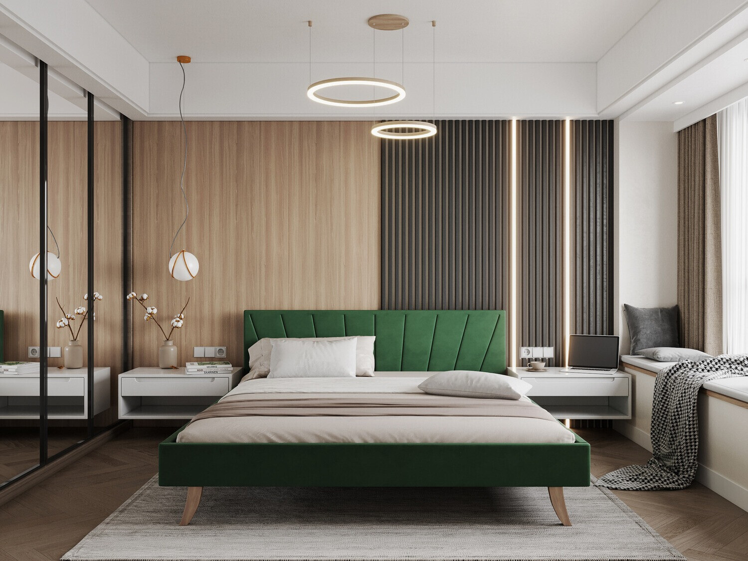 Bed Fairfield 108 (Green)