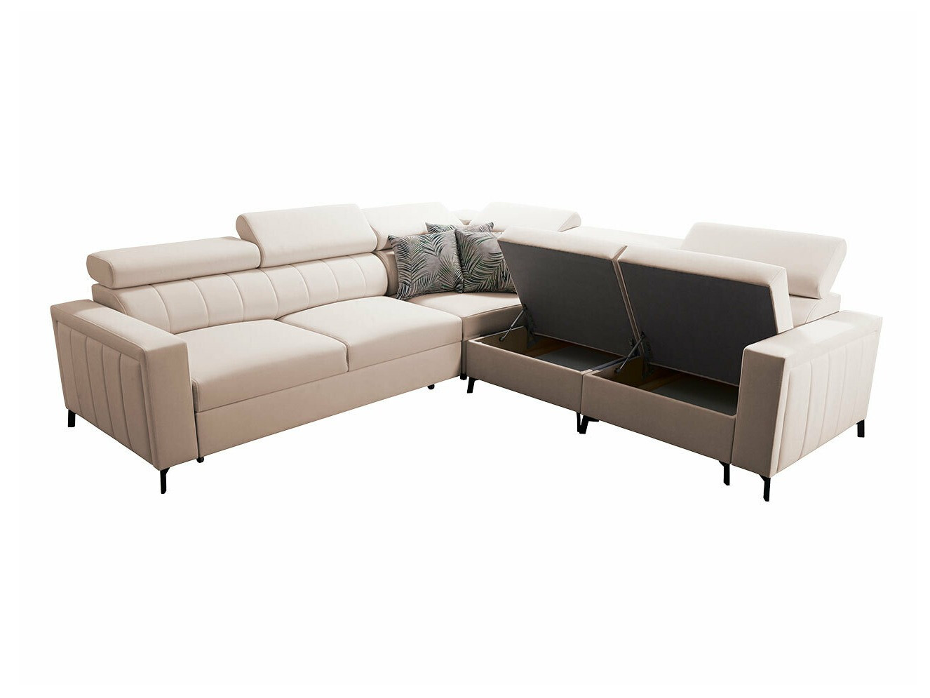 Corner sofa Sarasota 152 (Mono 235 + Botanical 36)