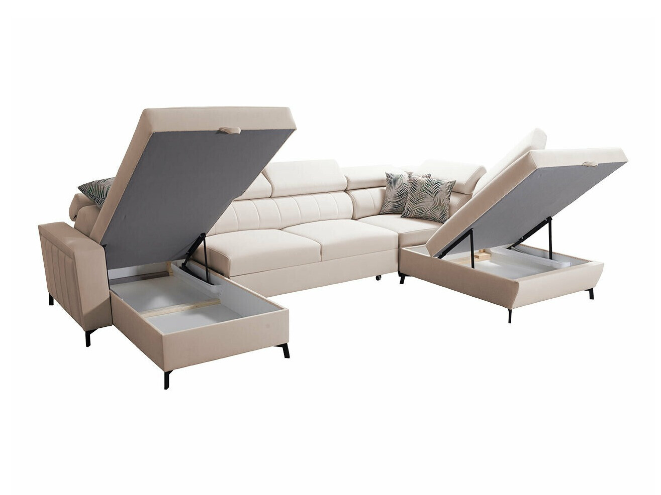 Corner sofa Sarasota 158 (Mono 231 + Botanical 36)