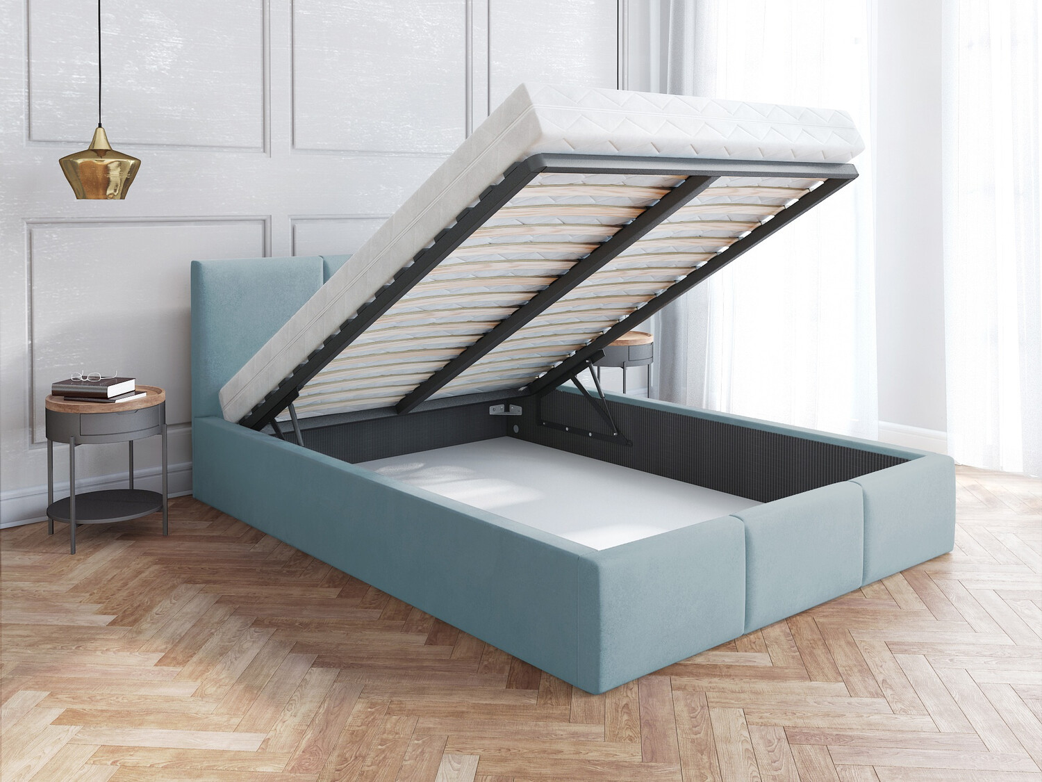 Bed Fairfield 109 (Light mint)