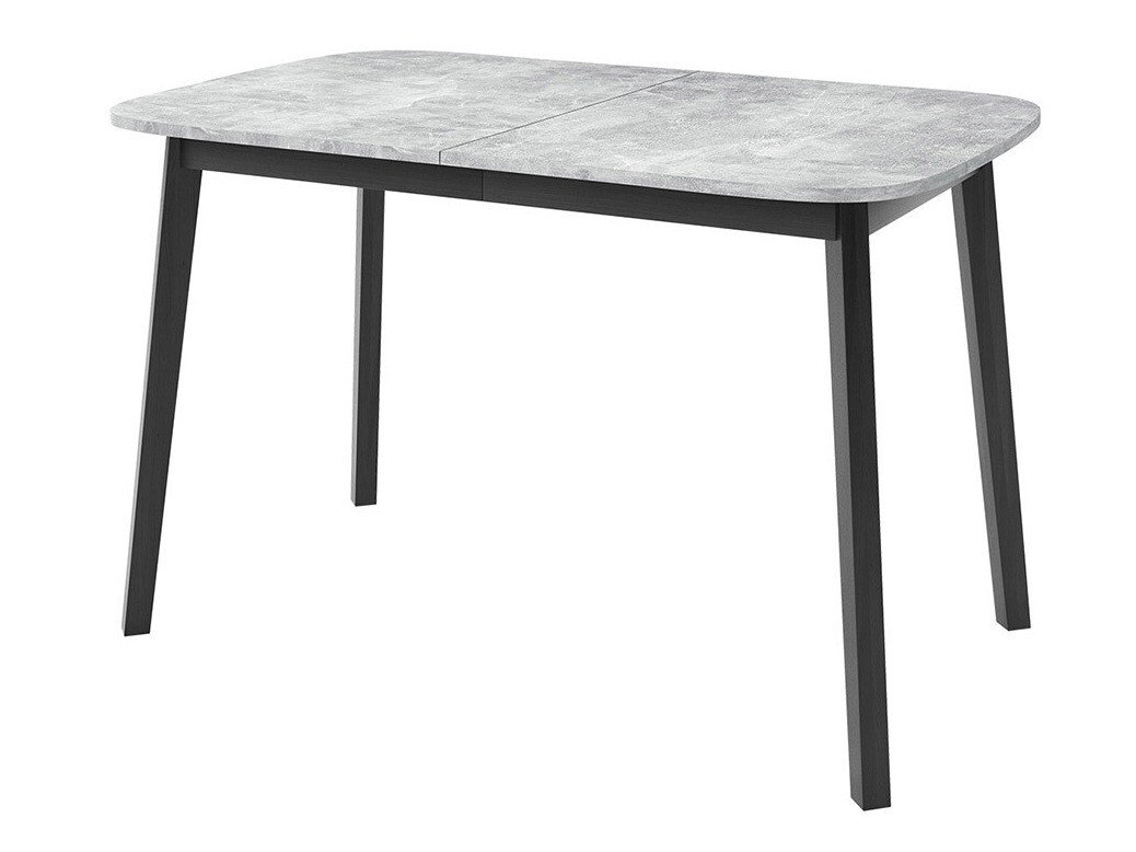 Table Edmond 110 (Grey marble + Black)