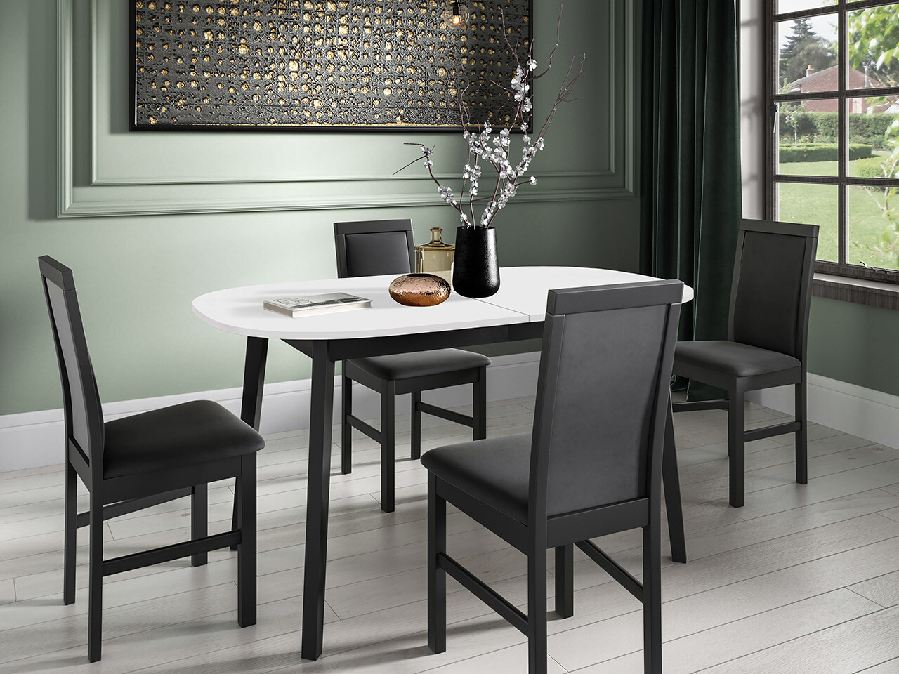 Table Edmond 114 (White + Black)