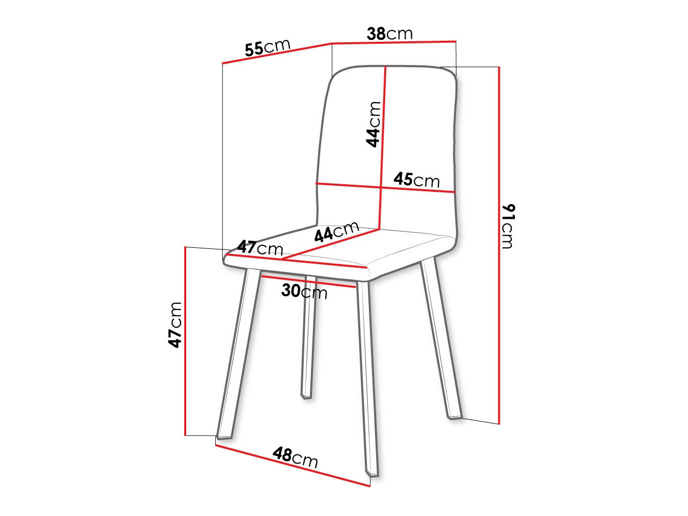 Chair Edmond 115 (Amor Velvet 4322)