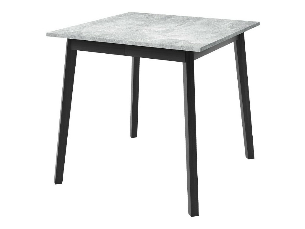 Dining set Edmond 116 (Grey marble + Black)