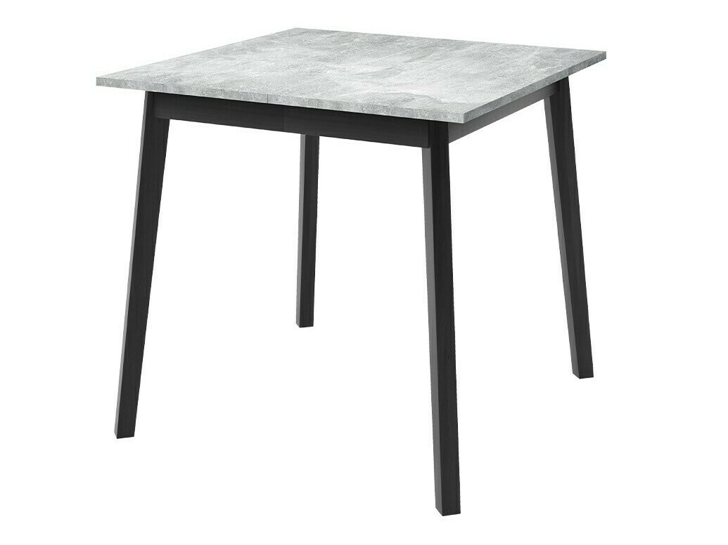 Dining set Edmond 116 (Grey marble + Black)