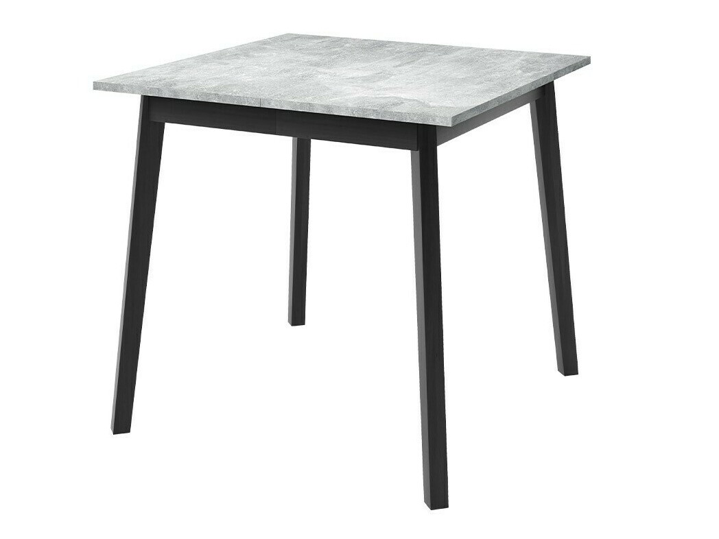Dining set Edmond 116 (Grey marble + Black)