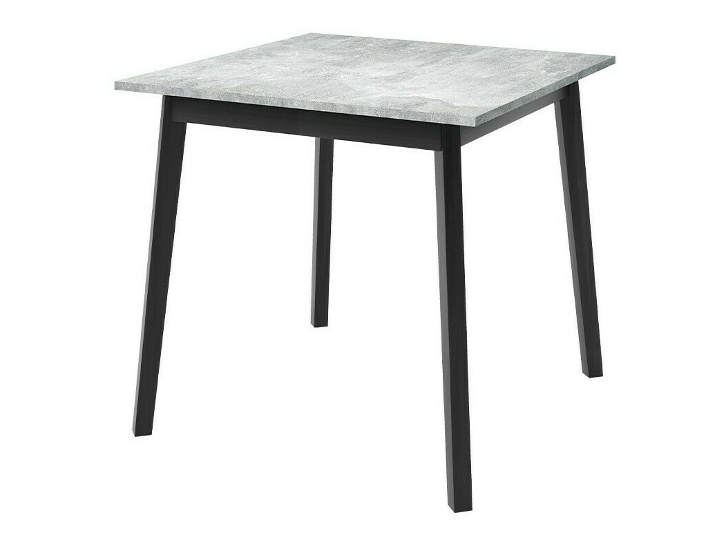 Dining set Edmond 116 (Grey marble + Black)