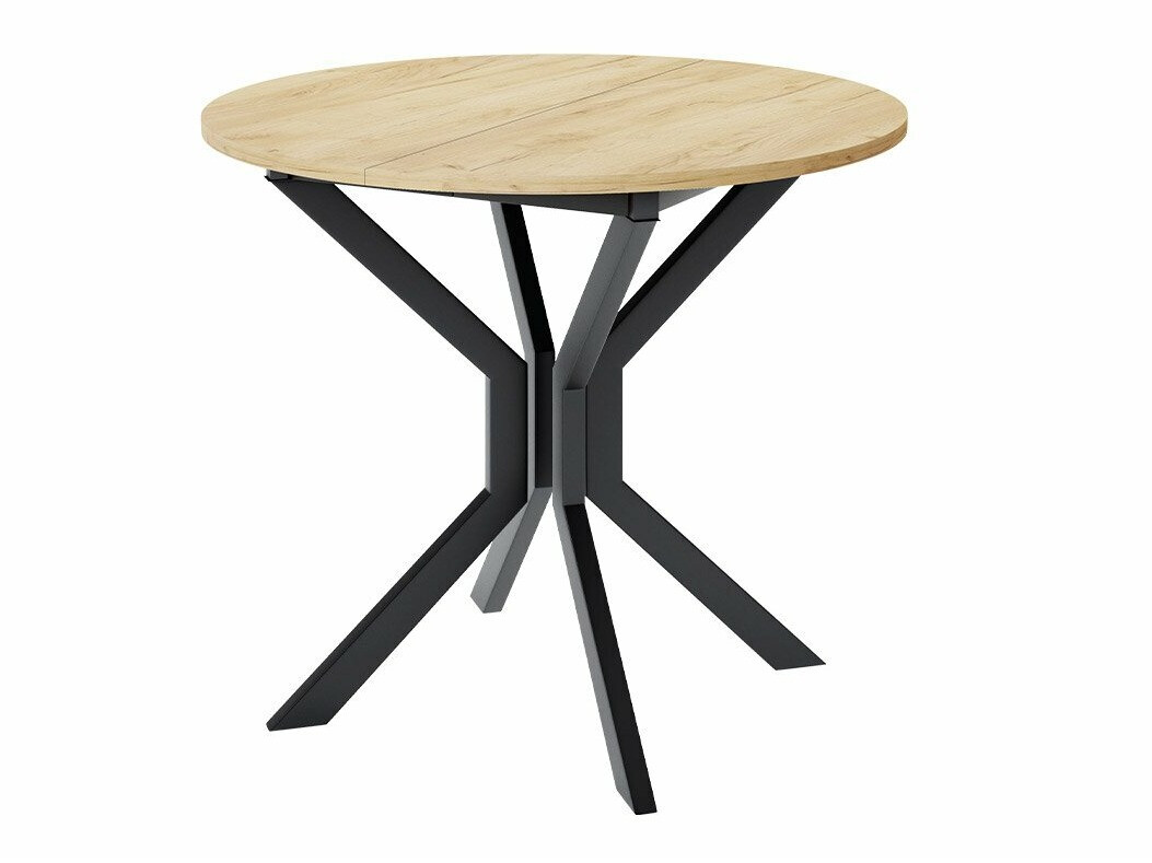 Dining set Edmond 118 (Craft golden oak + Black)