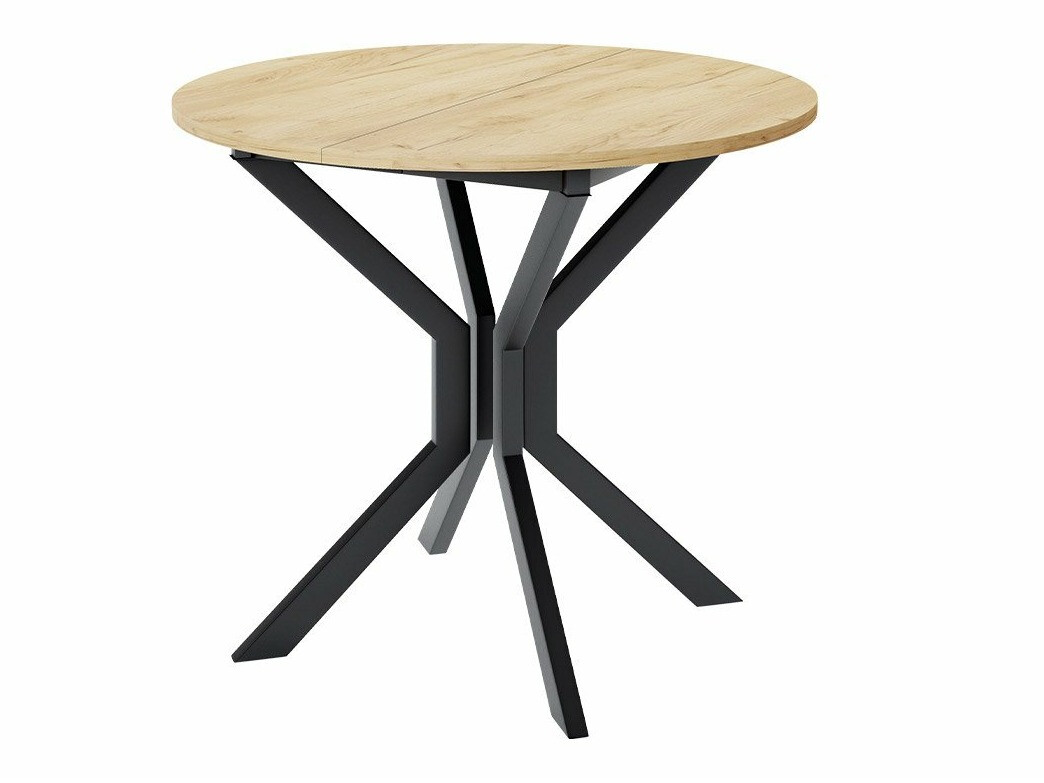 Dining set Edmond 118 (Craft golden oak + Black)