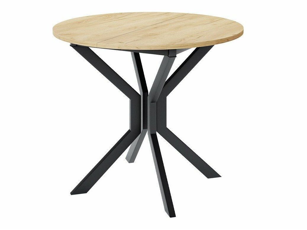 Dining set Edmond 118 (Craft golden oak + Black)
