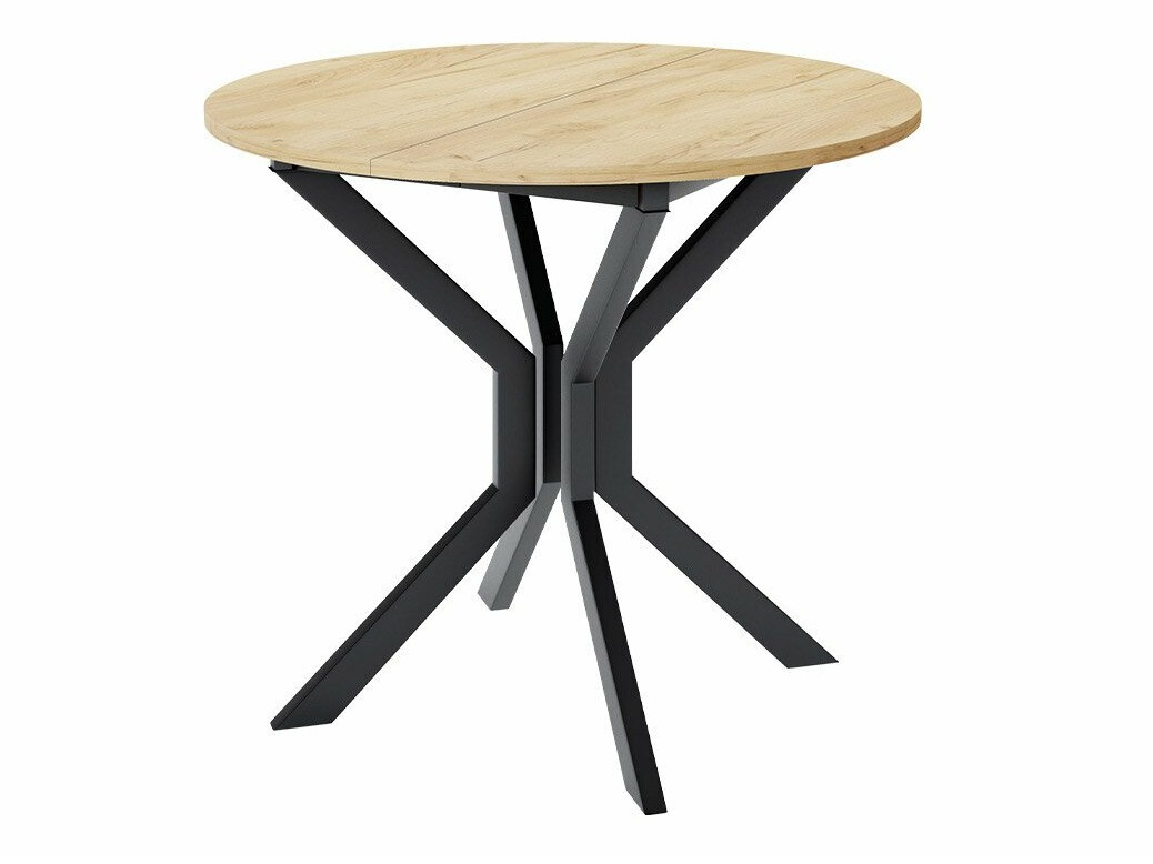 Dining set Edmond 118 (Craft golden oak + Black)