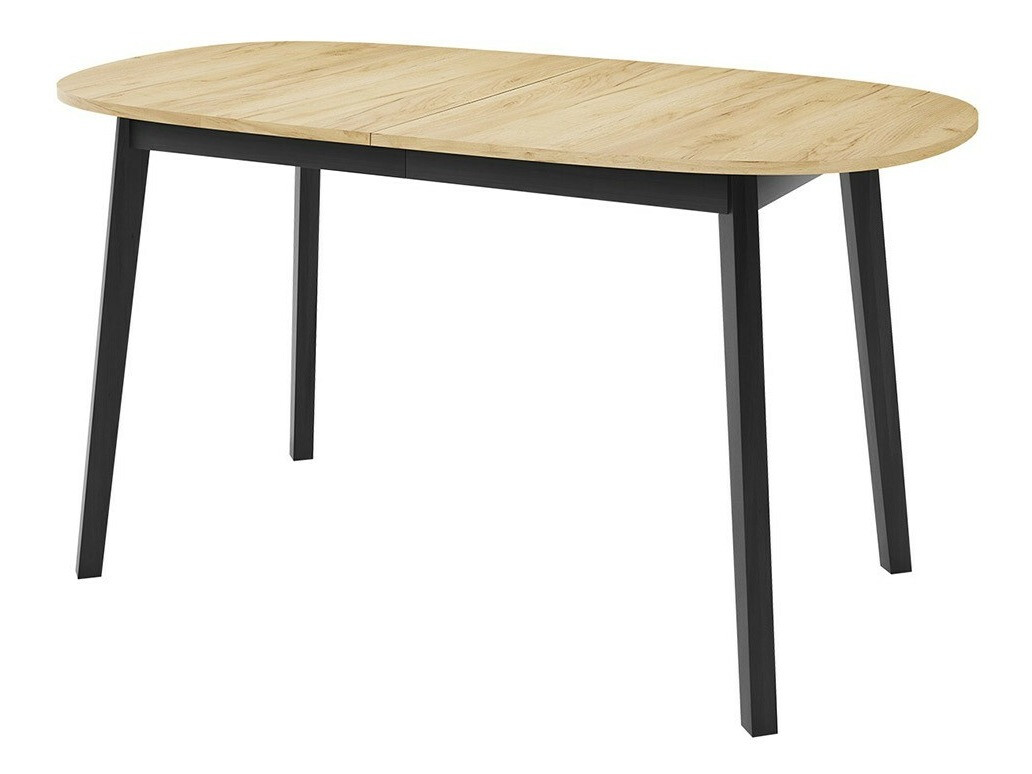 Dining set Edmond 121 (Craft golden oak + Black)