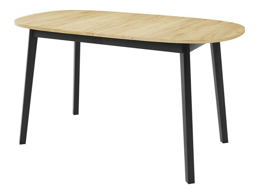 Dining set Edmond 121 (Craft golden oak + Black)