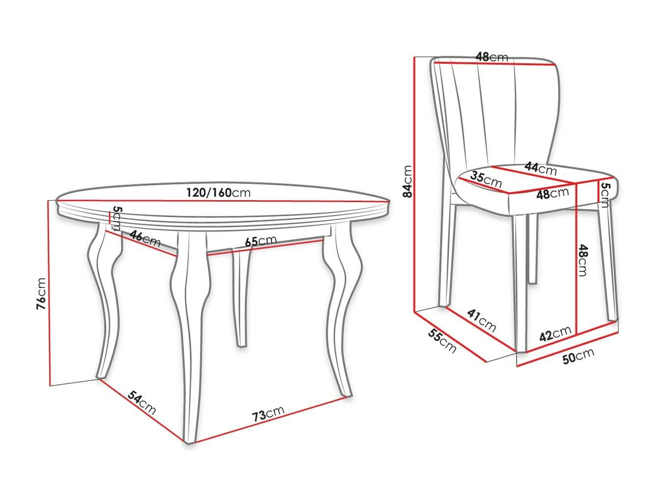 Dining set Racine 141 (Baloo 2073)