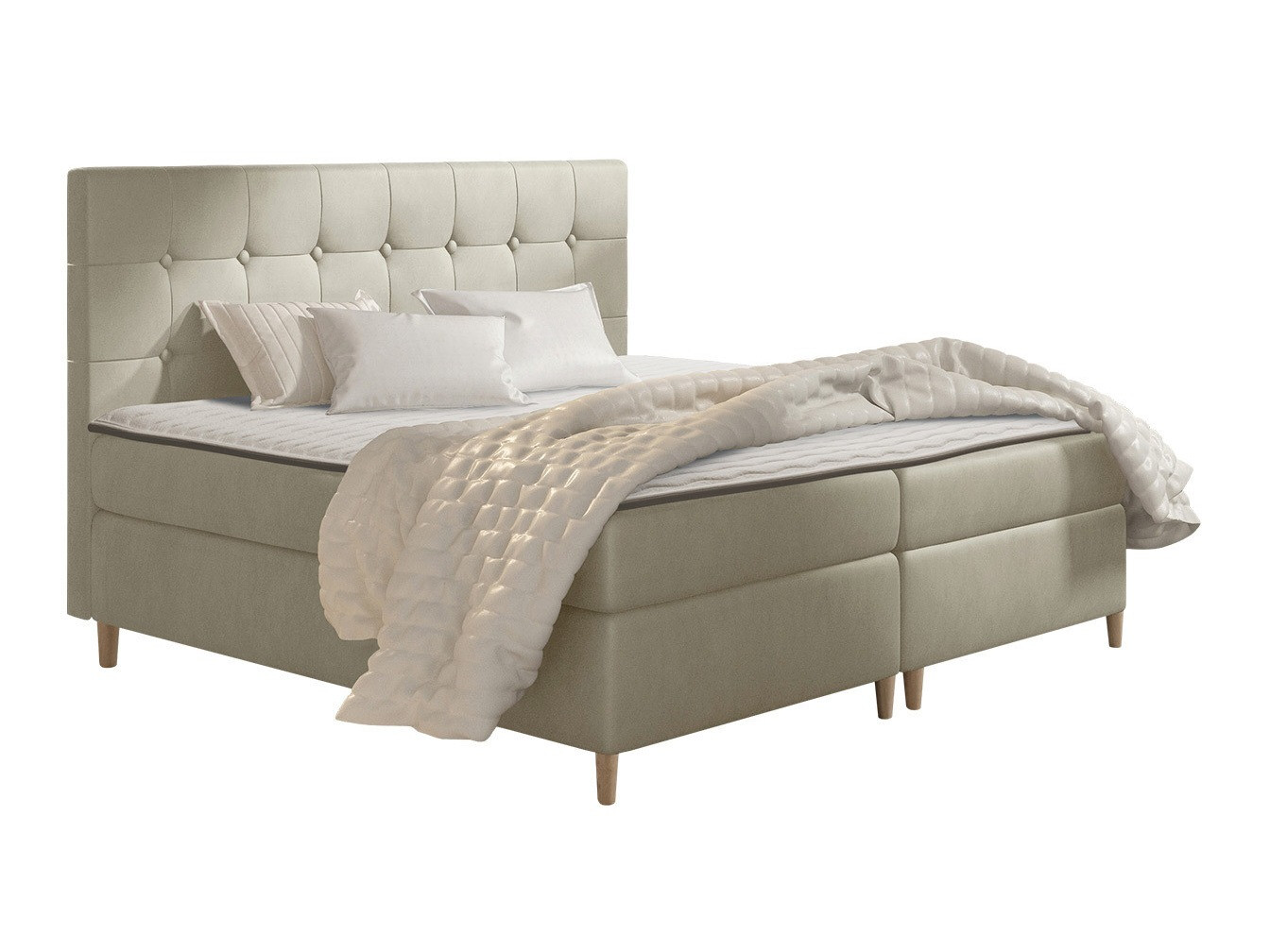 Continental bed Caseus (Magic Velvet 2201)