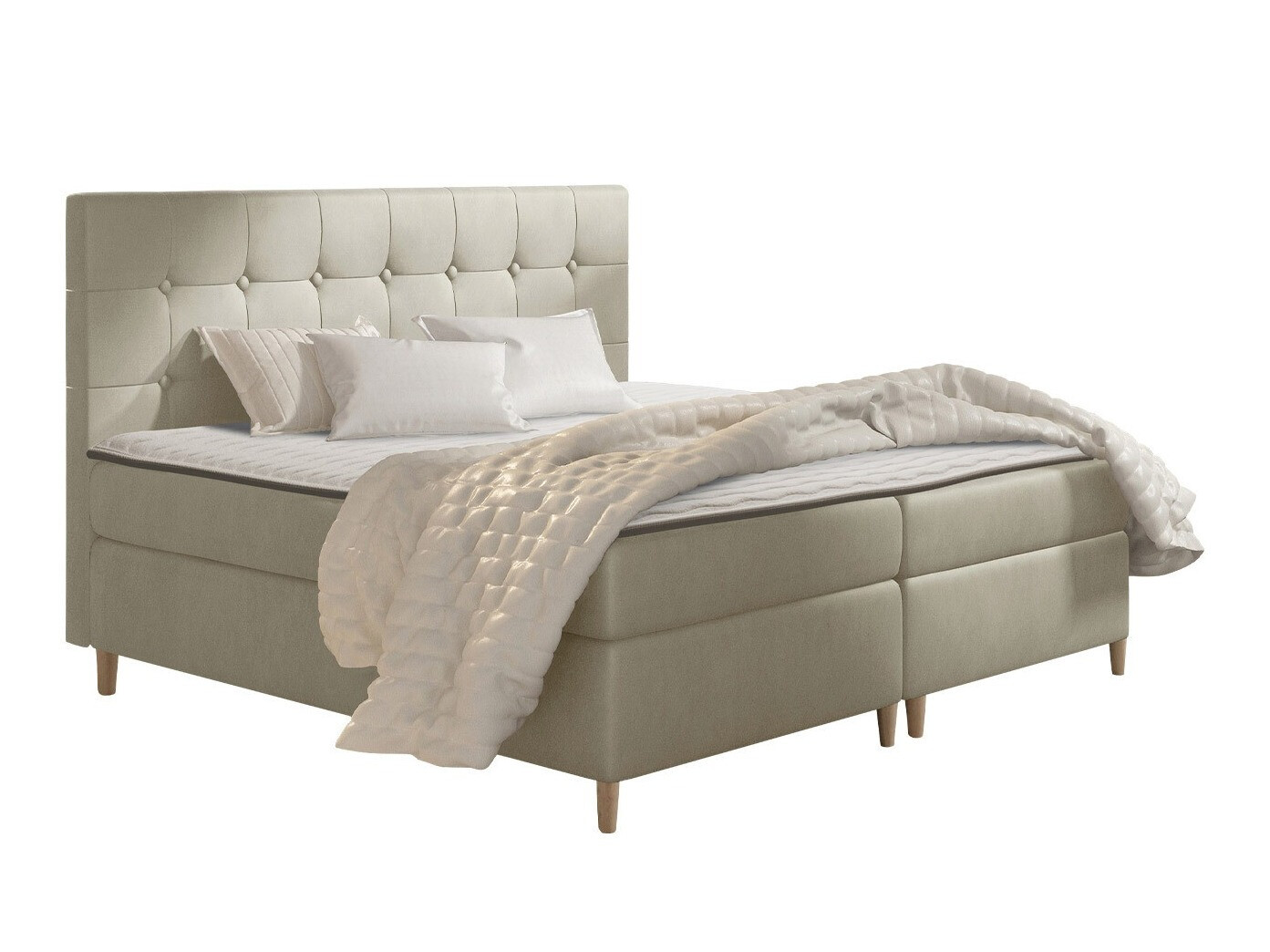 Continental bed Caseus (Magic Velvet 2201)