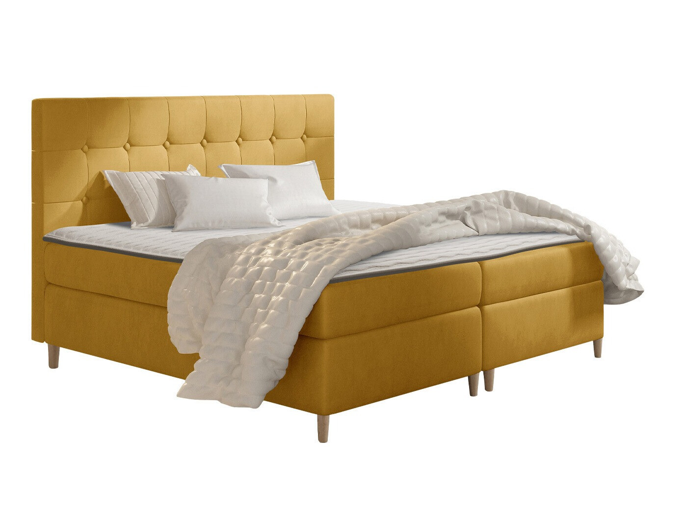 Continental bed Caseus (Magic Velvet 2215)