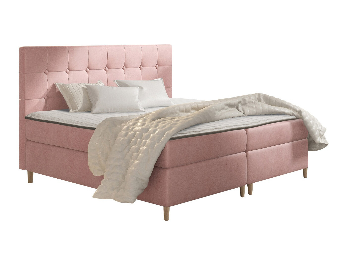 Continental bed Caseus (Magic Velvet 2257)