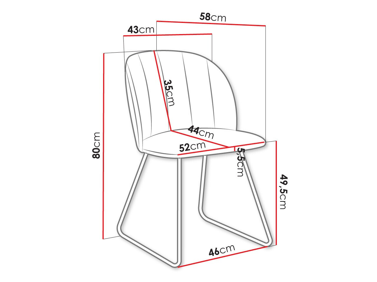 Chair Comfivo Passer I (Magic Velvet 2240)