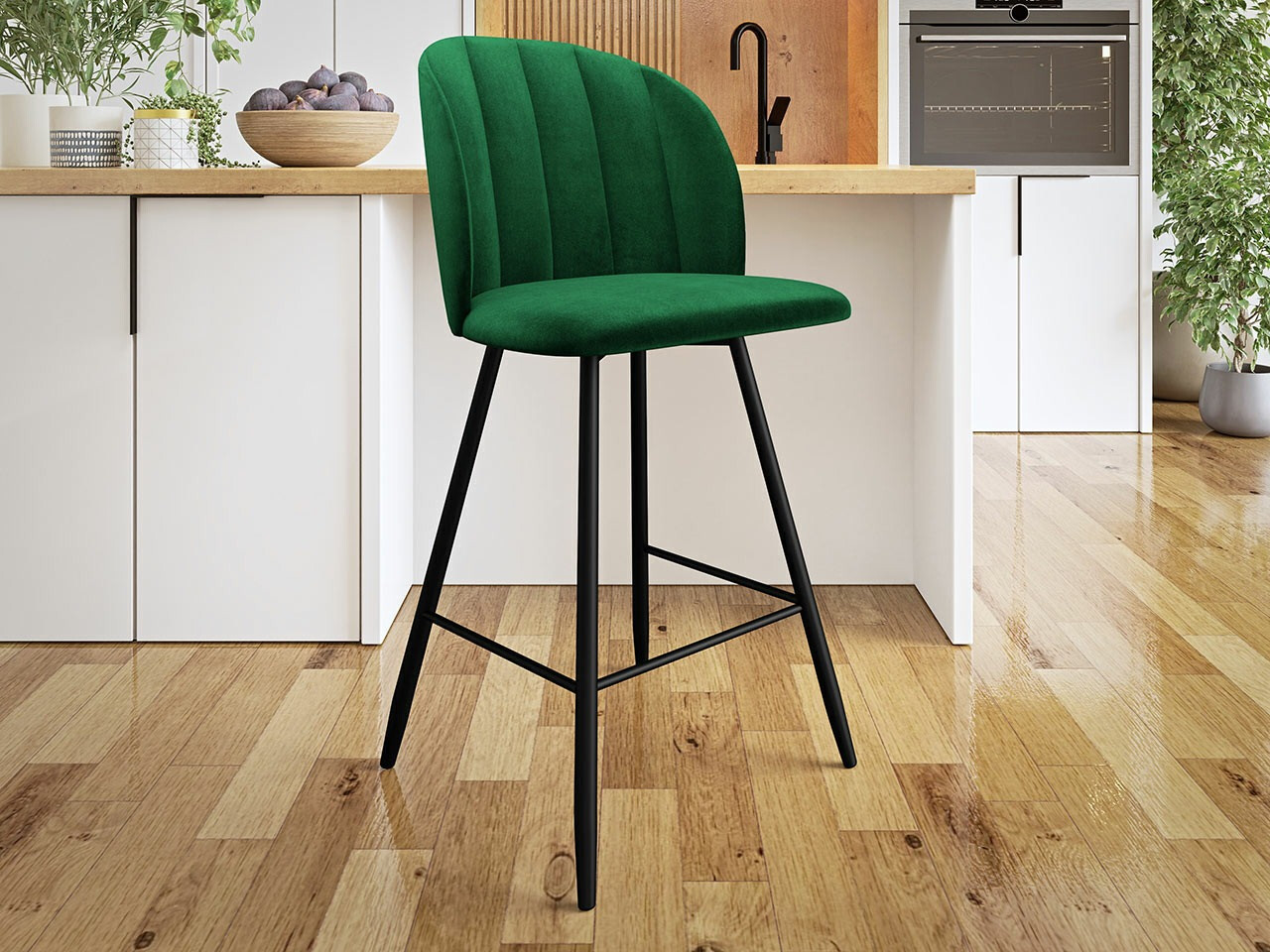 Bar stool Comfivo Anser II (Magic Velvet 2225)
