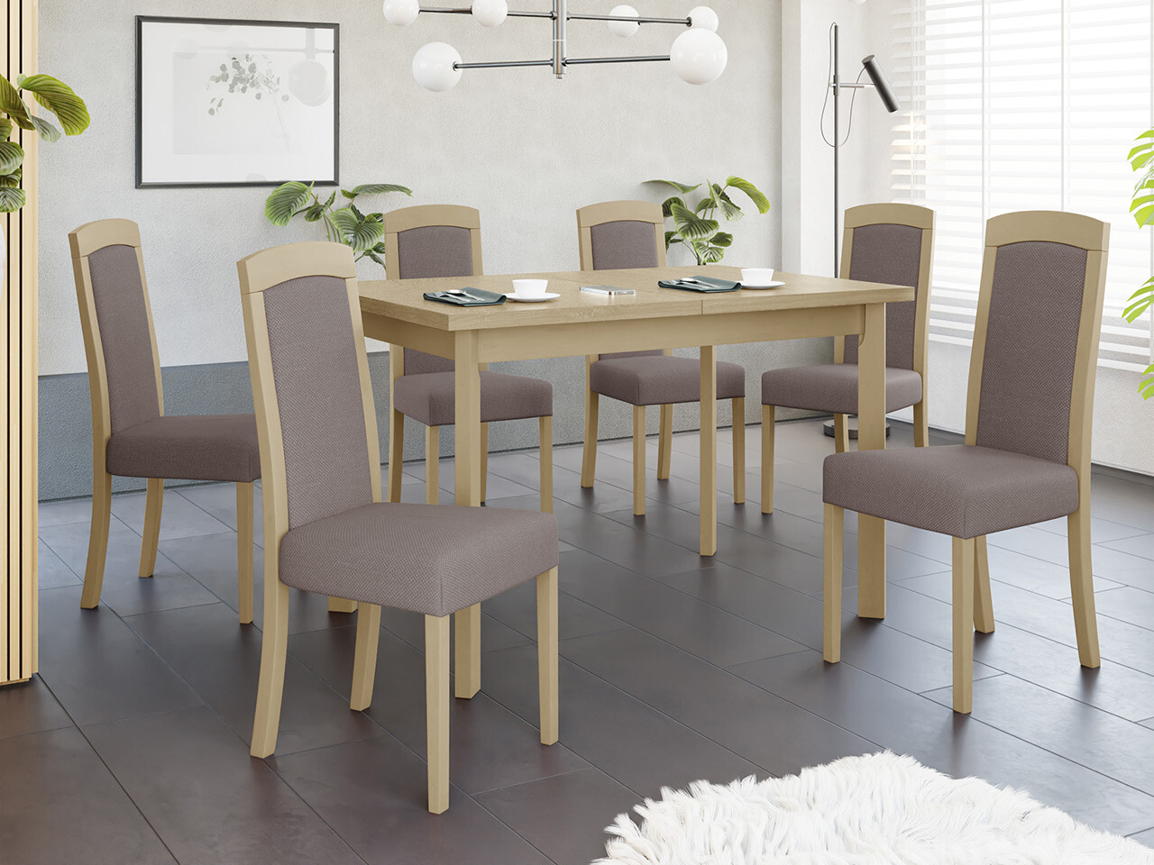 Dining set Victorville 351 (Sonoma oak)