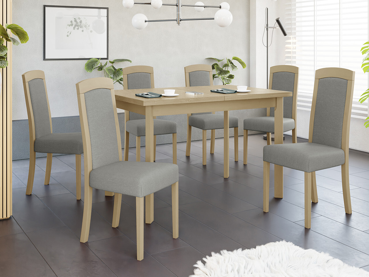 Dining set Victorville 351 (Sonoma oak)