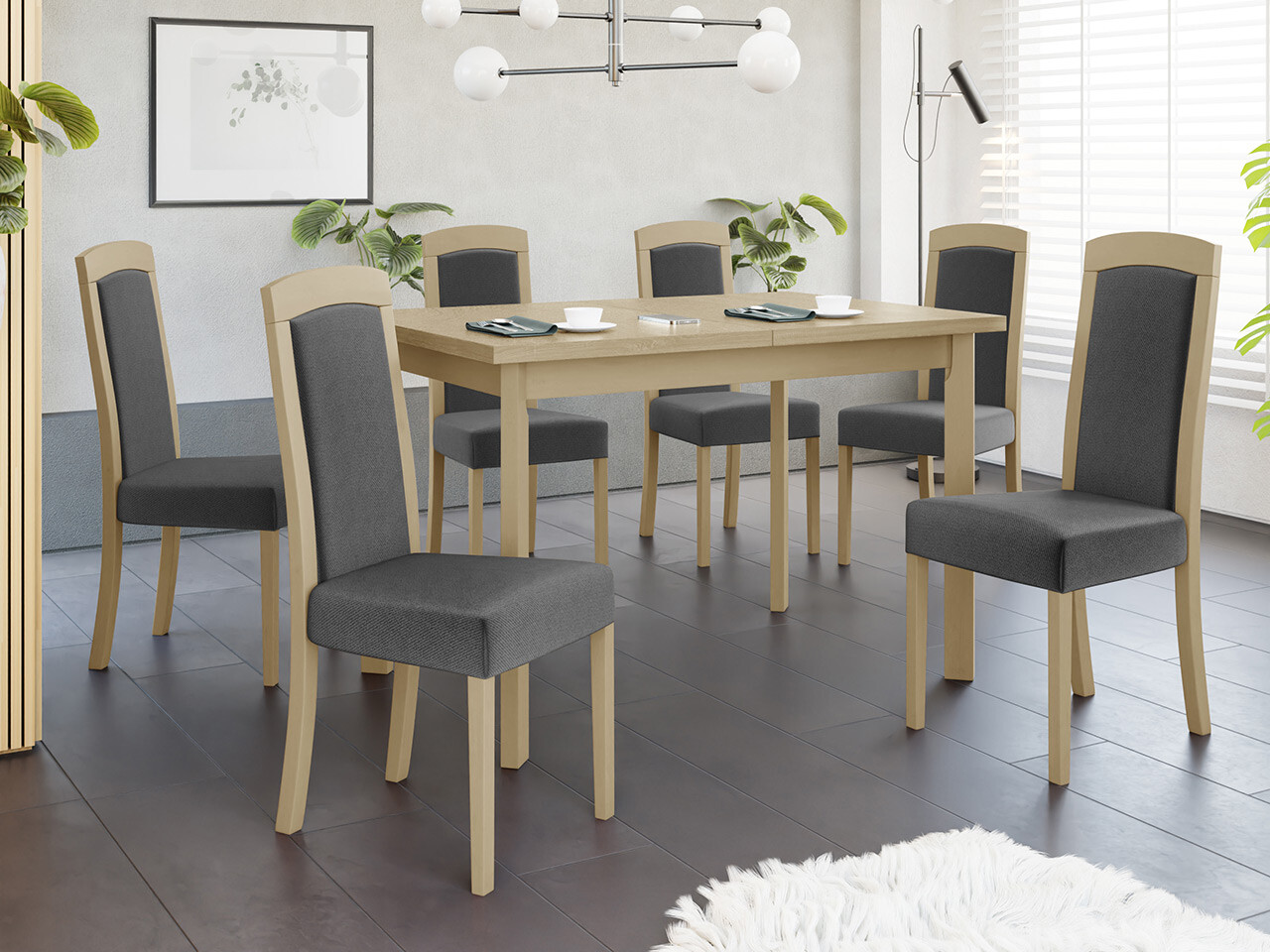 Dining set Victorville 351 (Sonoma oak)