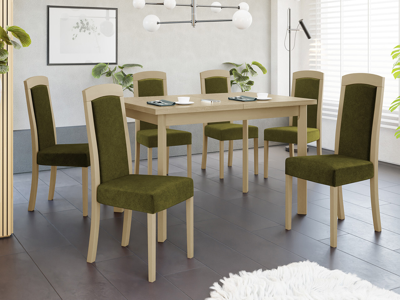 Dining set Victorville 351 (Sonoma oak)