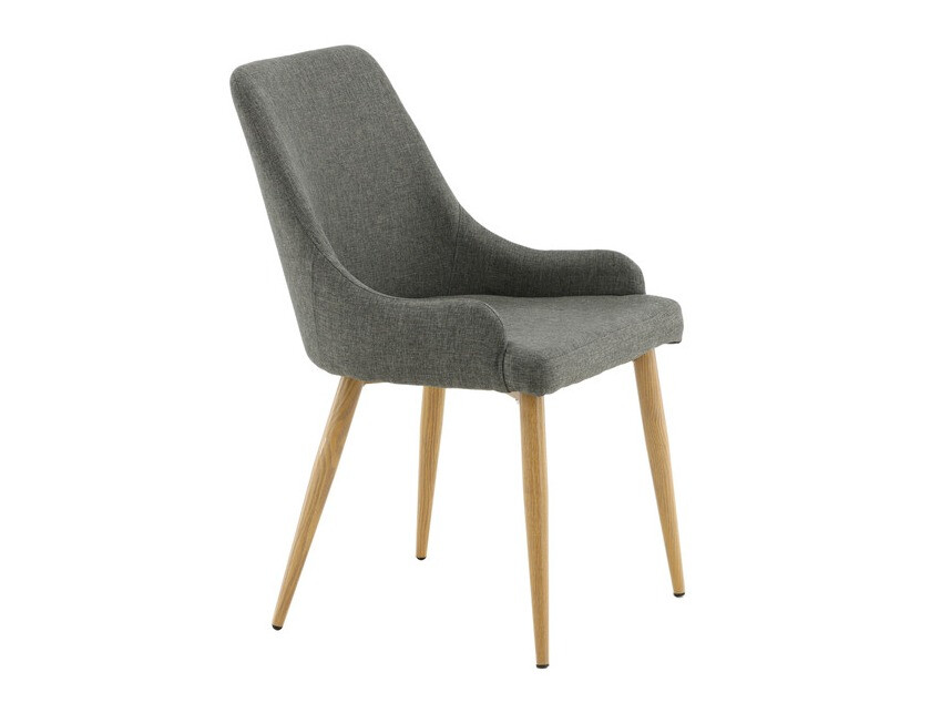 Chair Dallas 222 (Dark grey + Brown)