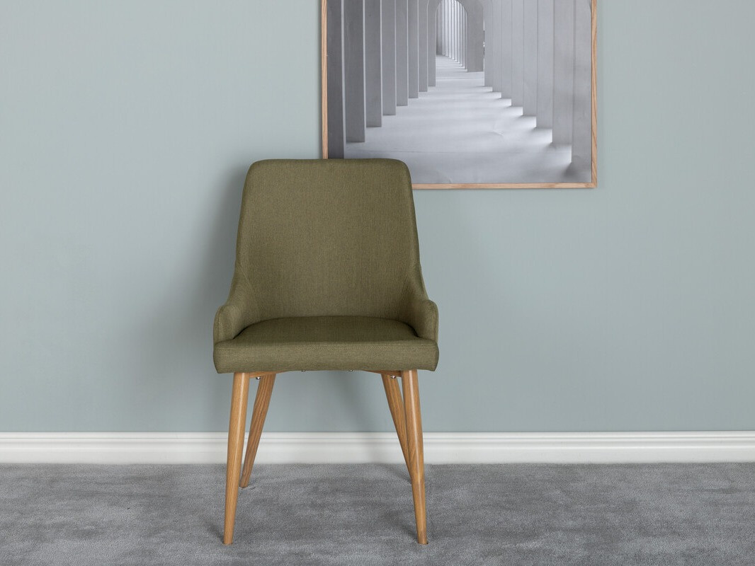 Chair Dallas 222 (Khaki + Brown)