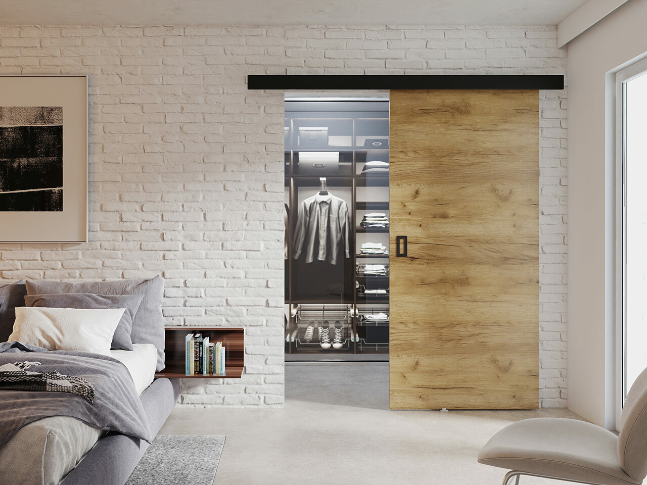 Sliding door Dover 215 (Craft oak)