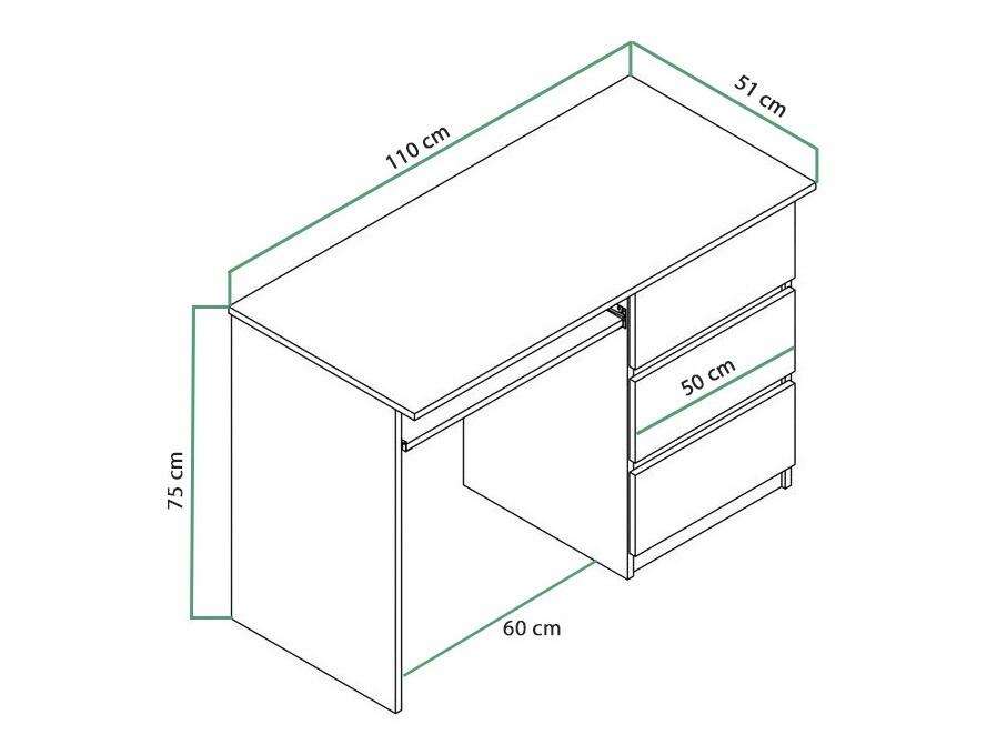 Desk Cirdora 108 (White)