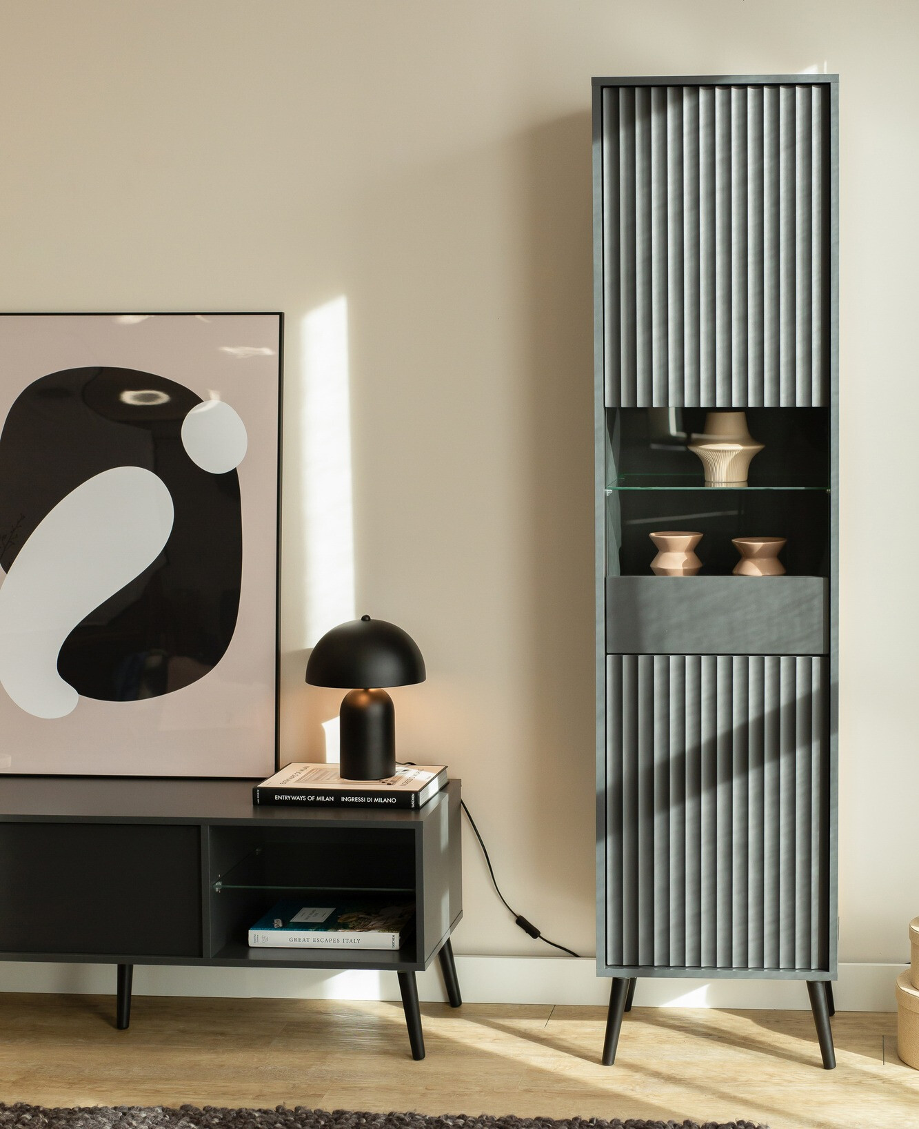 Bookcase Cirferi 107 (Anthracite)
