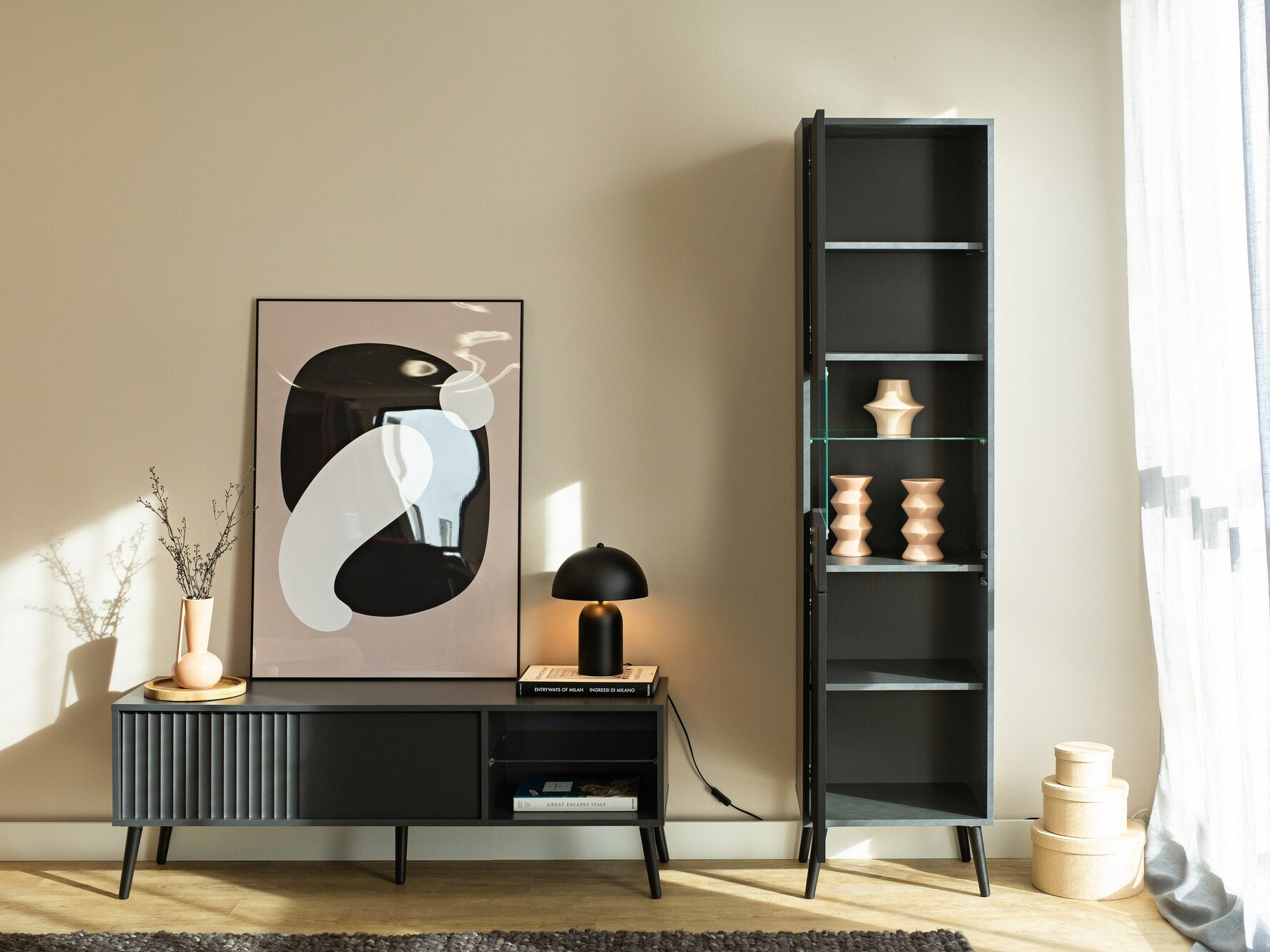 Bookcase Cirferi 107 (Anthracite)