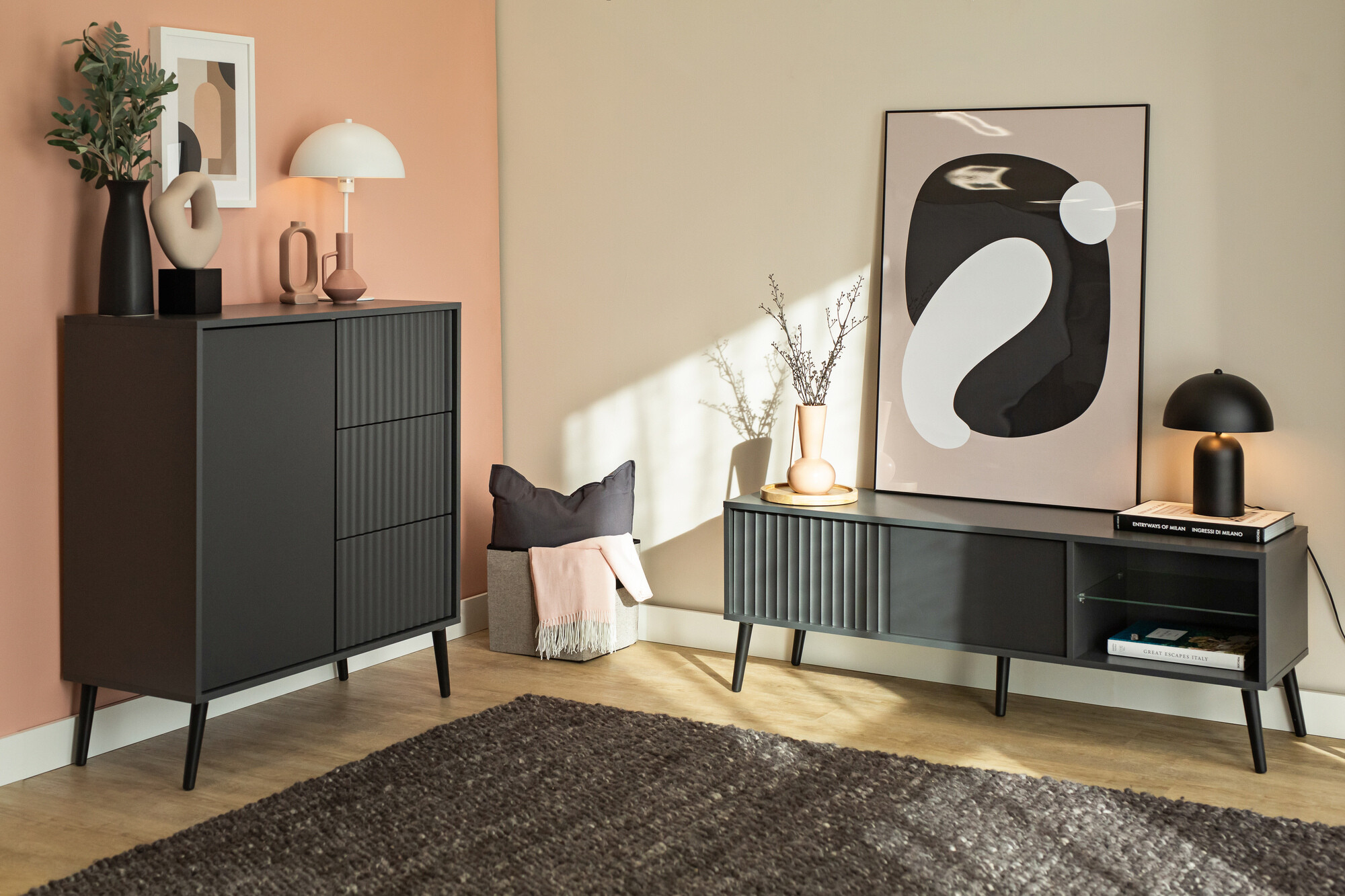 Chest of drawers Cirferi 100 (Anthracite)