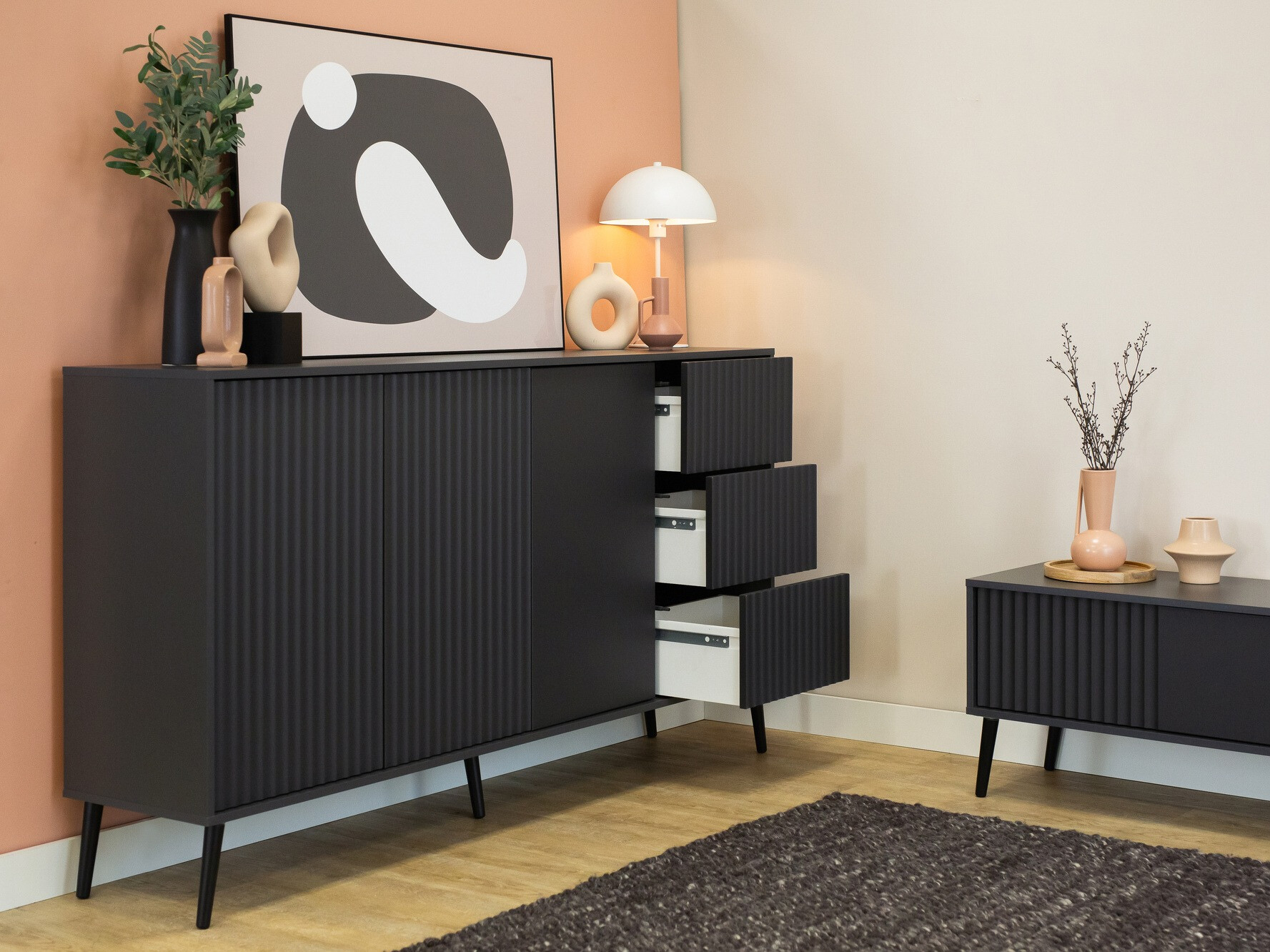 Chest of drawers Cirferi 102 (Anthracite)