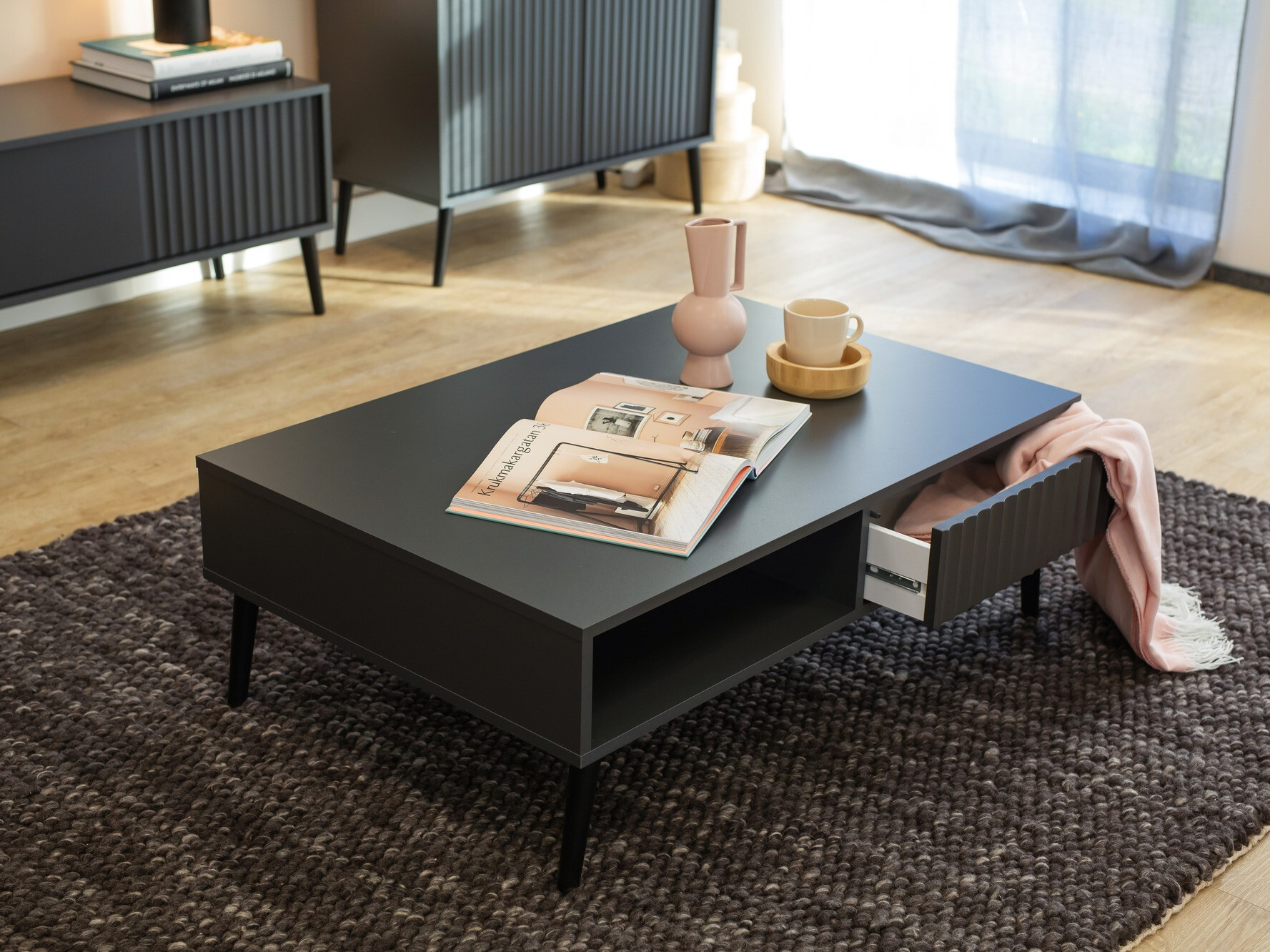 Coffee table Cirferi 103 (Anthracite)