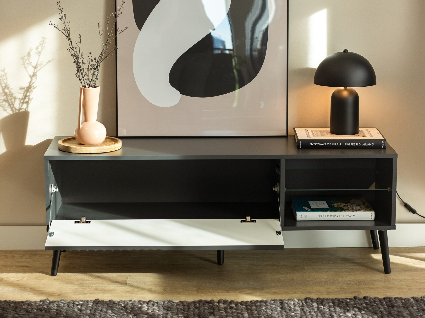TV stand Cirferi 104 (Anthracite)