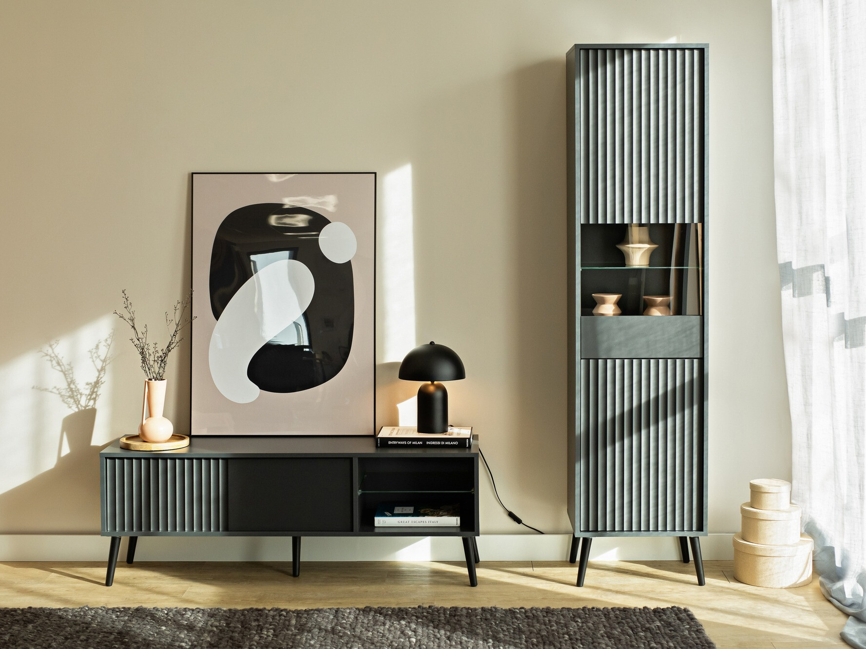 TV stand Cirferi 104 (Anthracite)