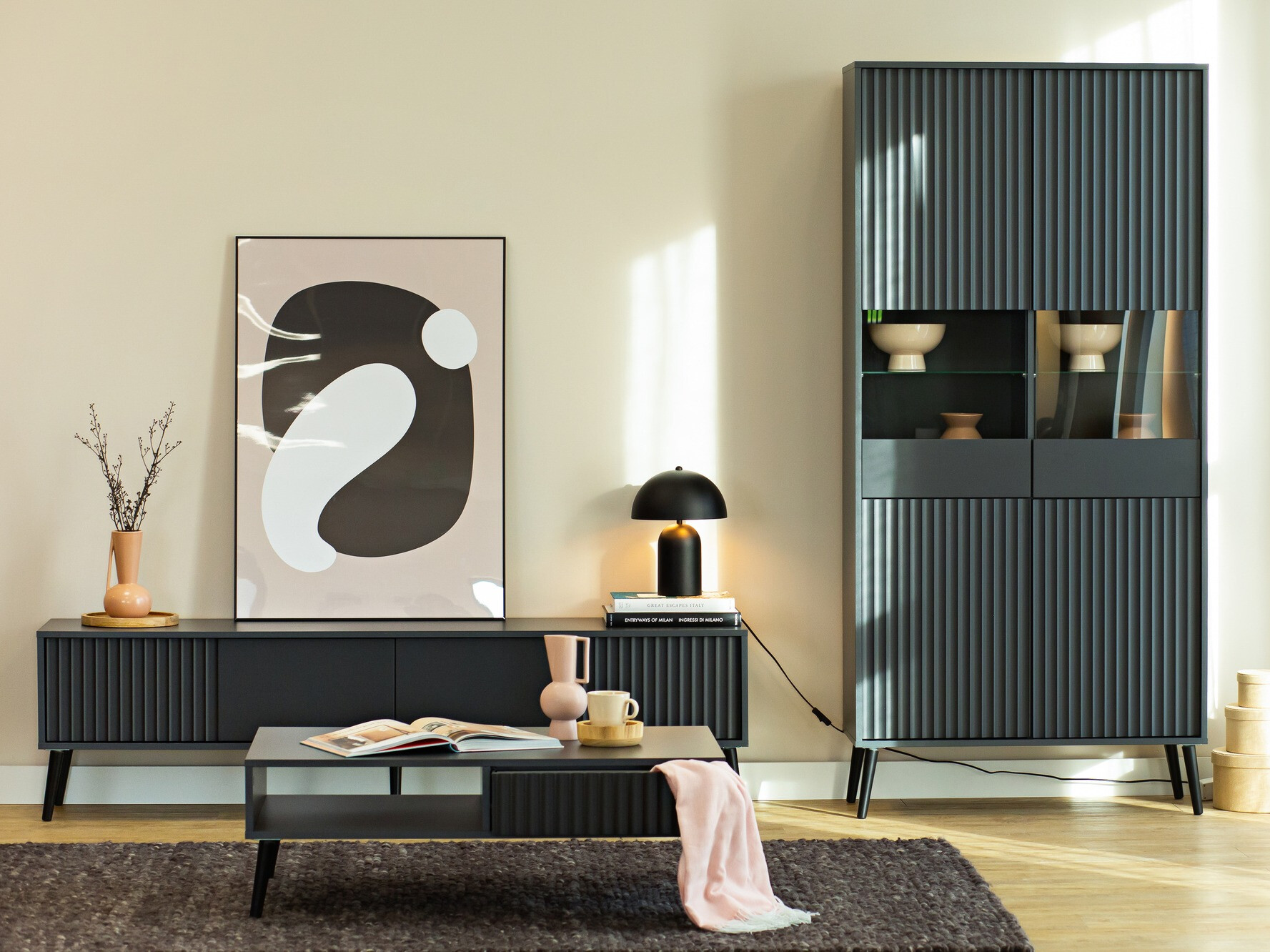 TV stand Cirferi 105 (Anthracite)
