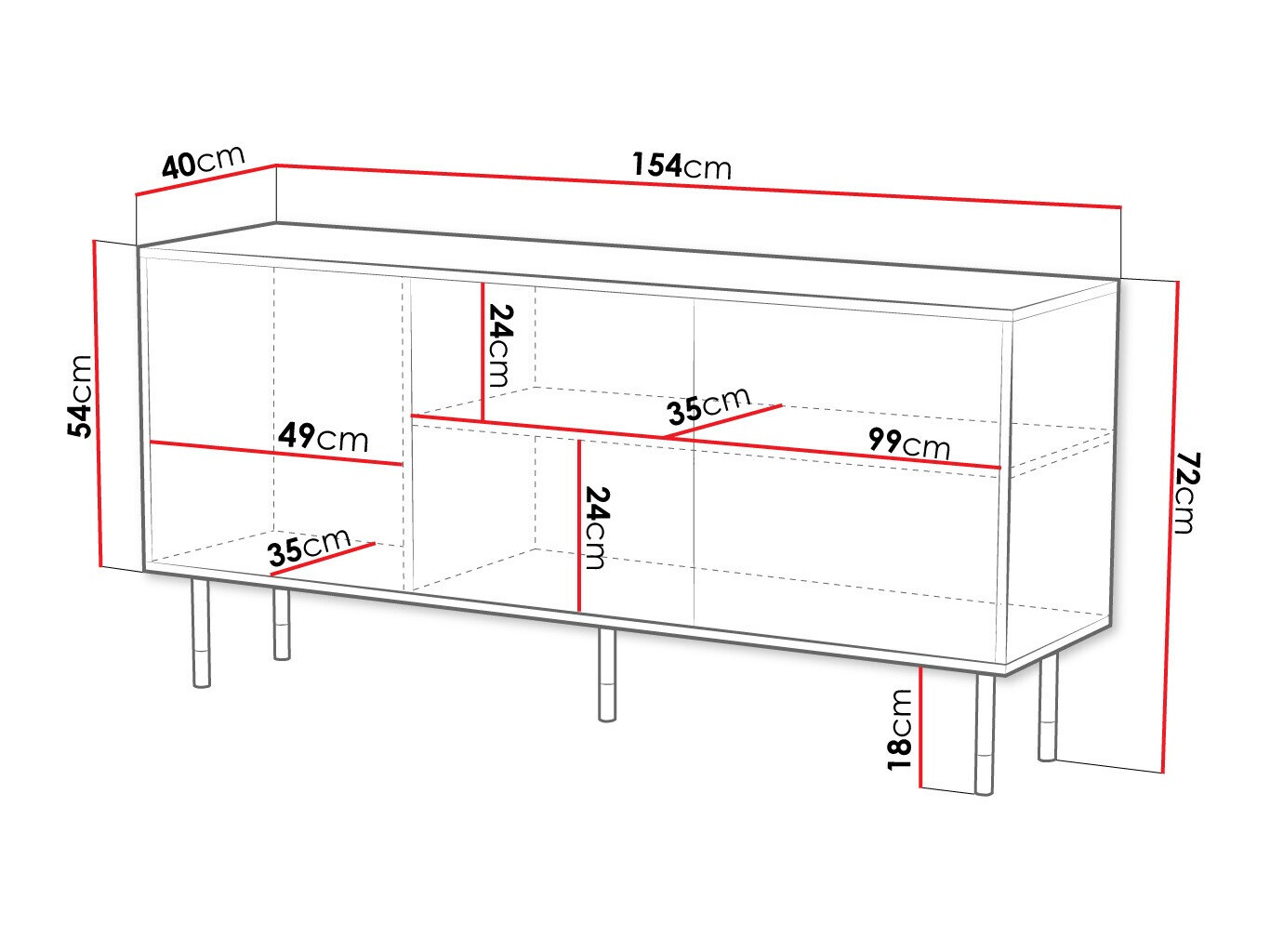 Sideboard Elmteo 100
