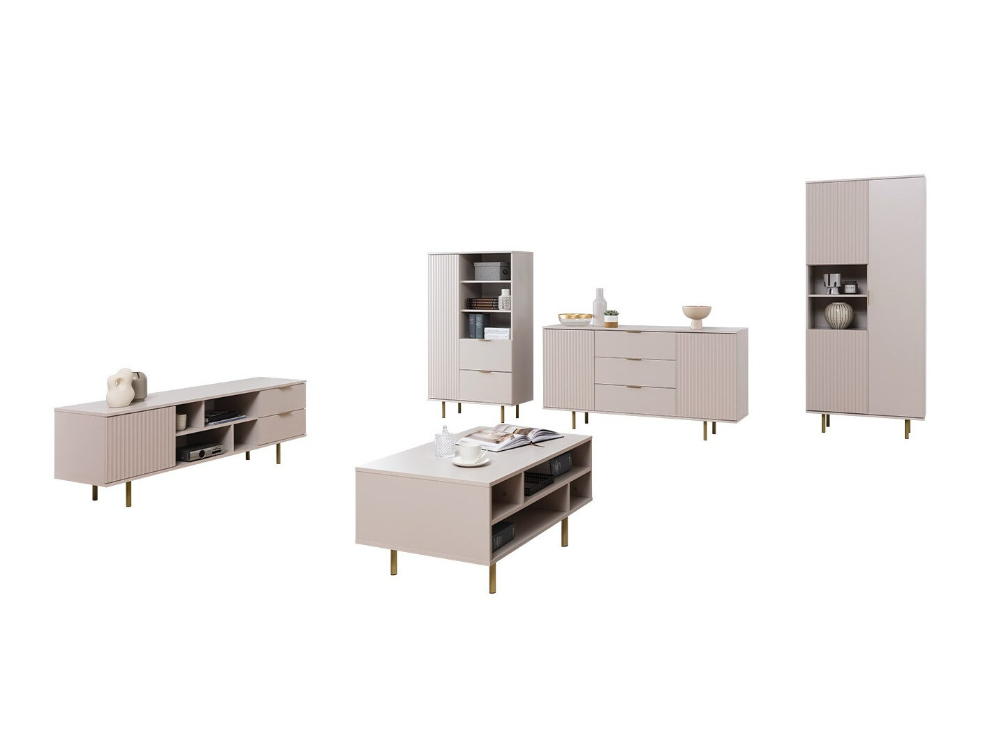 Living room set Decus I (Cashmere)