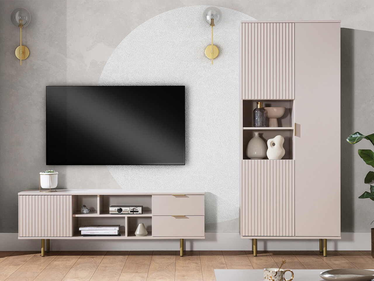 Living room set Decus III (Cashmere)