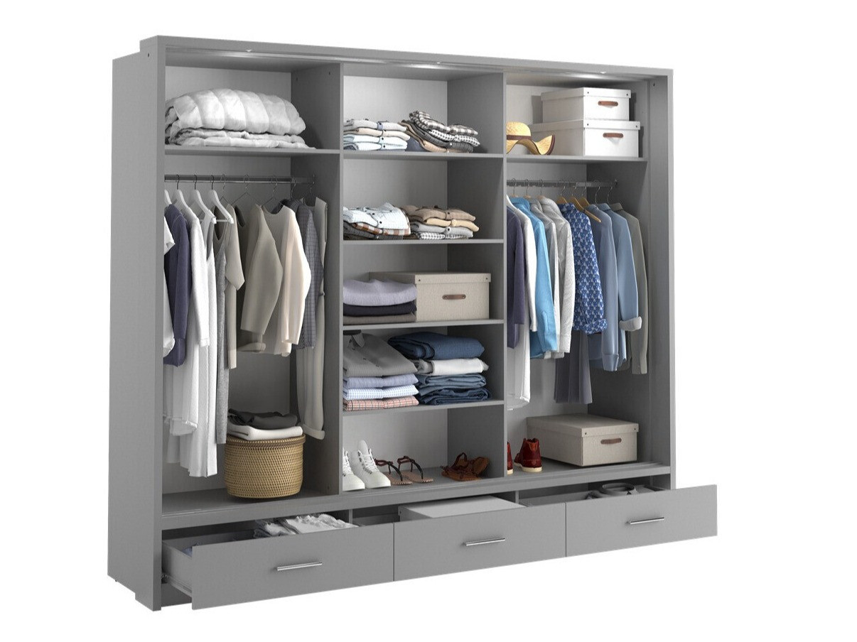 Wardrobe Fresno 100 (Grey)