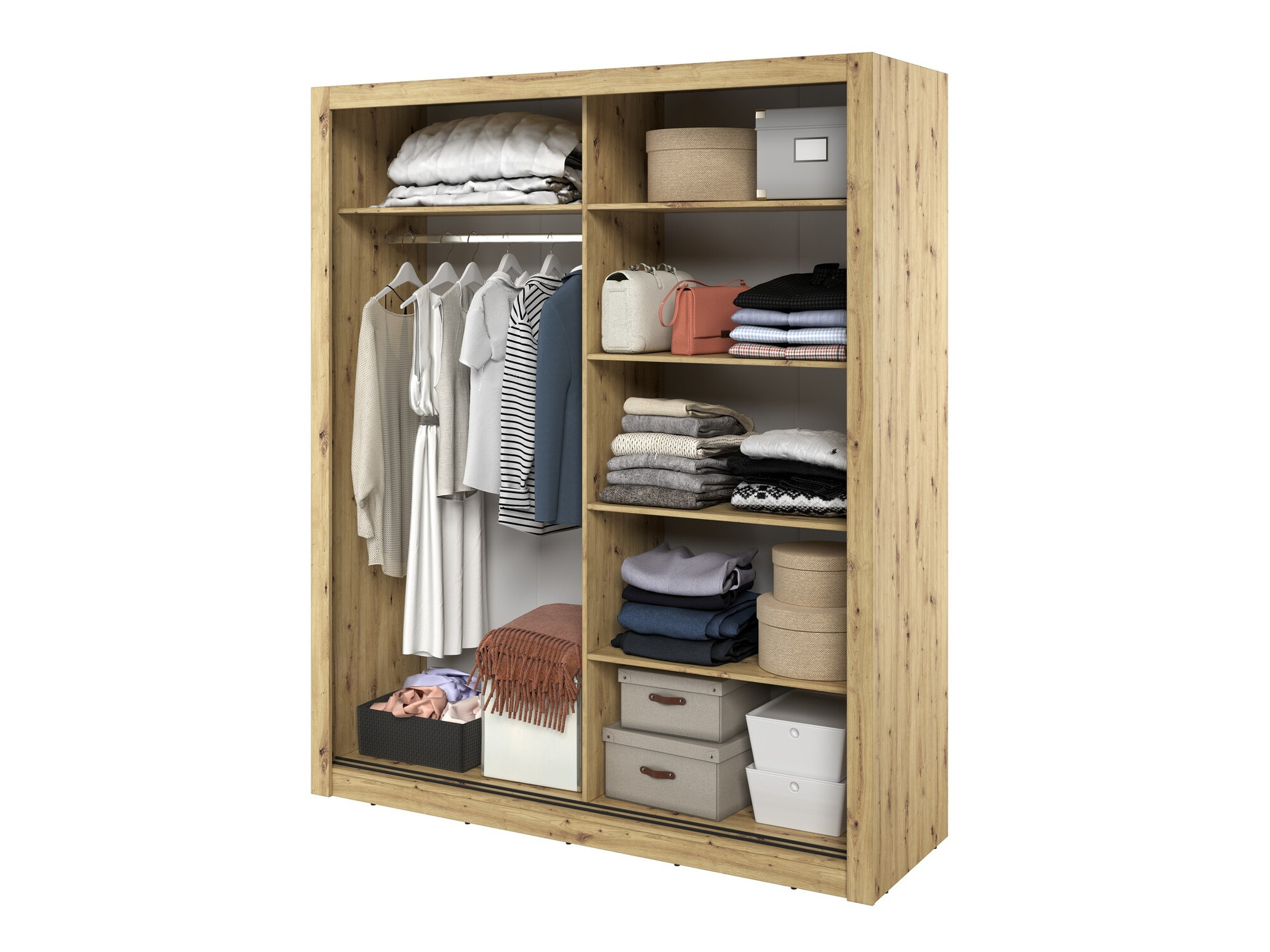 Wardrobe Fresno 102 (Artisan oak)