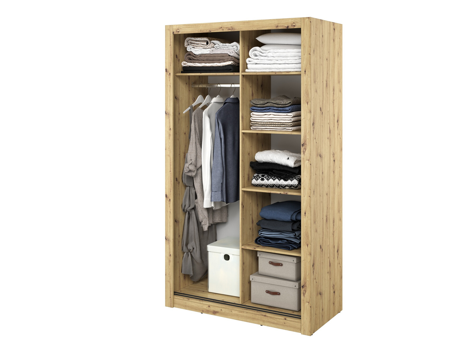 Wardrobe Fresno 121 (Artisan oak)