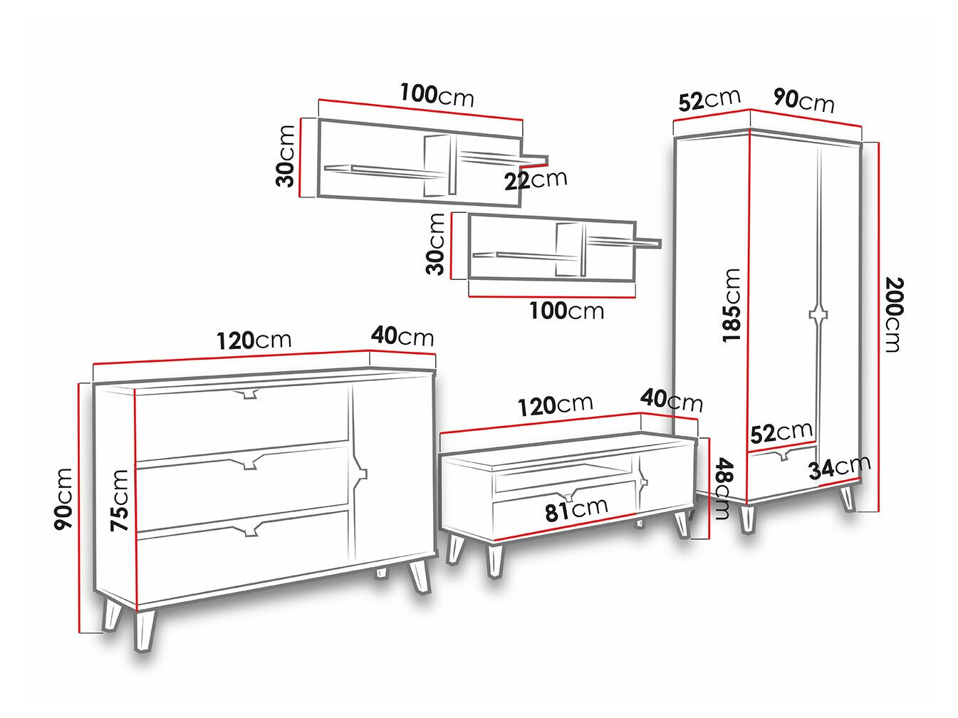 Living room set Etrmoru 145