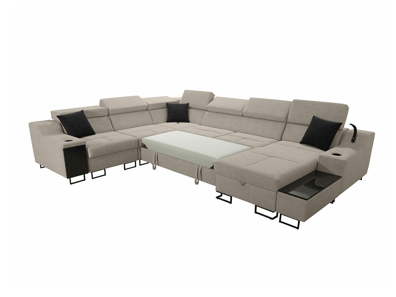 Corner sofa Sarasota 160 (Uttario Velvet 2951 + Uttario Velvet 2954)