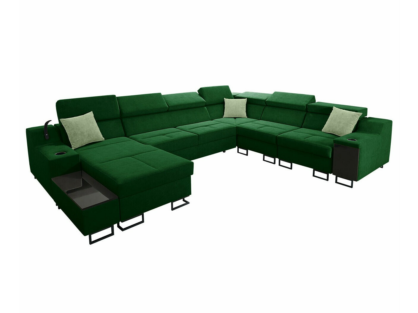 Corner sofa Sarasota 160 (Uttario Velvet 2951 + Uttario Velvet 2954)