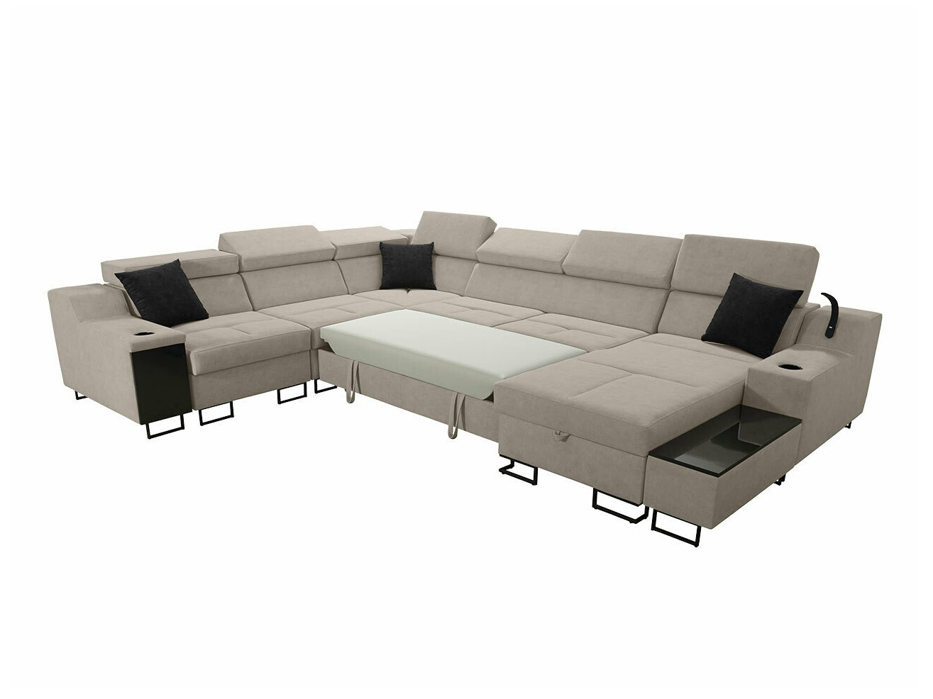 Corner sofa Sarasota 160 (Uttario Velvet 2955 + Uttario Velvet 2978)